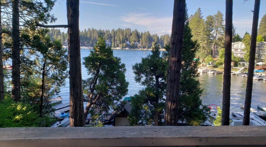 View from Lake Arrowhead Resort suite