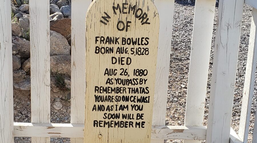 Tombstone Arizona Frank Bowles